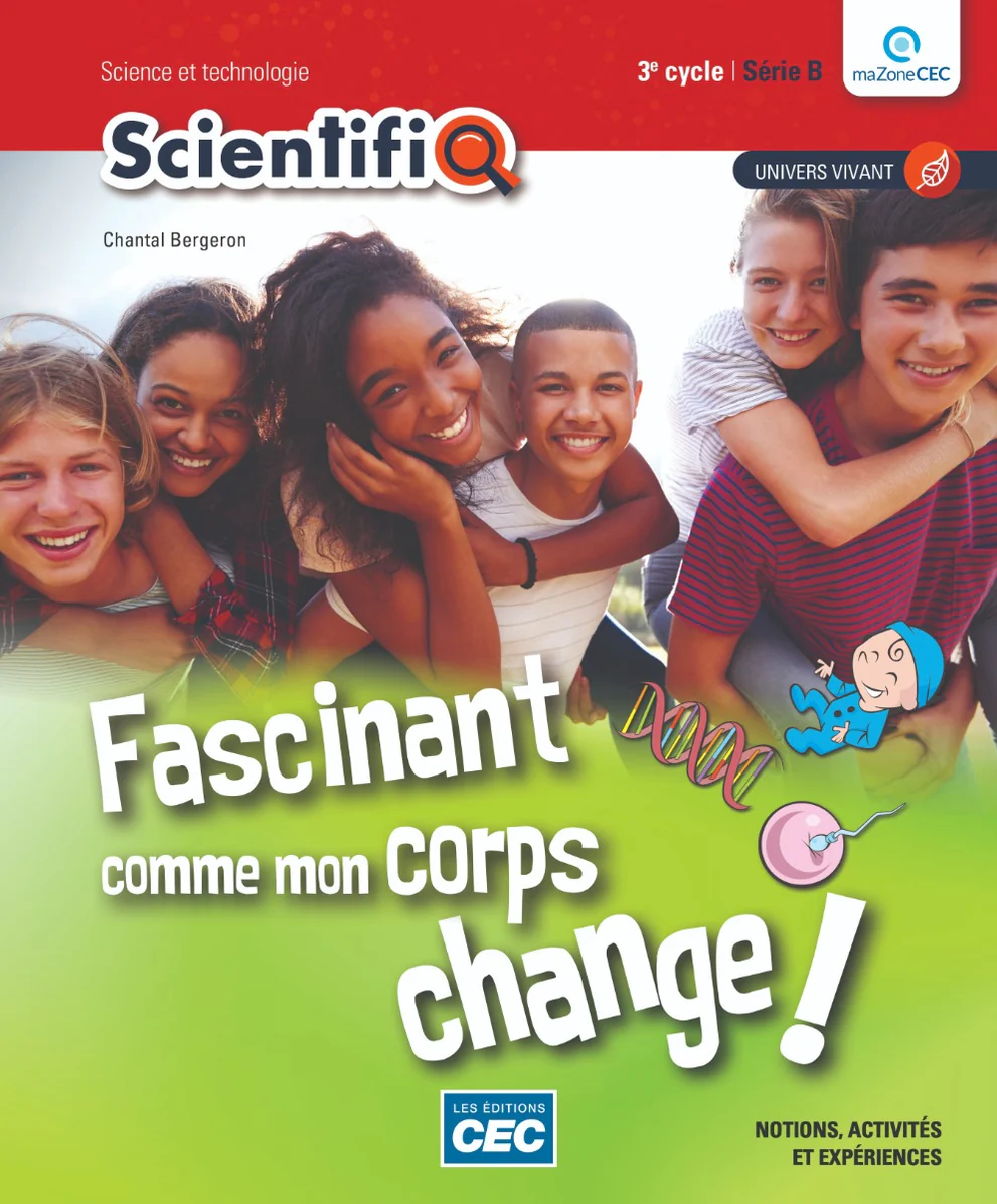 Scientifiq 3e cycle, série B, fascicule Univers vivant, la reproduction chez être humain